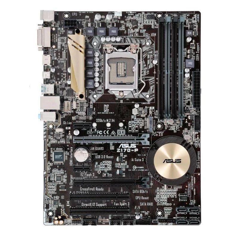Placa Mae Gamer Prime Z170-P Lga 1151 64gb Ddr4 Intel I3 I5 I7 6e7ª Geração M.2