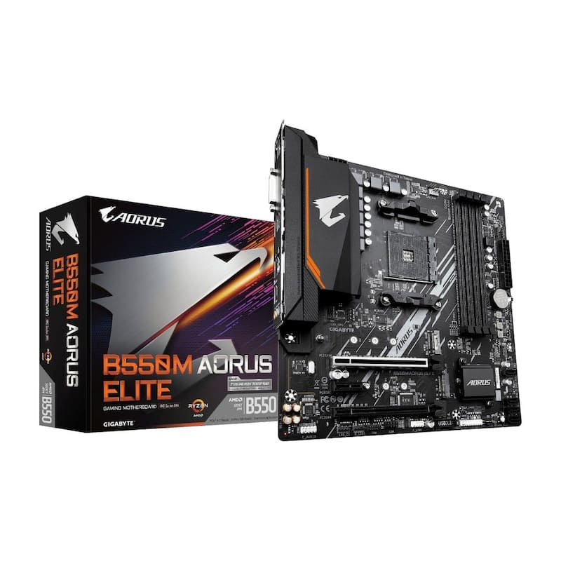 Placa Mãe Gigabyte B550M Aorus Elite Ryzen AM4 M.2 DDR4