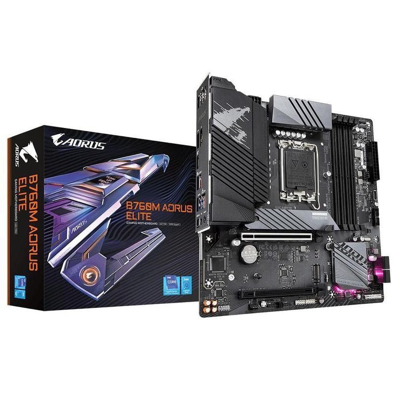 Placa-Mãe Gigabyte B760M Aorus Elite DDR5 LGA 1700
