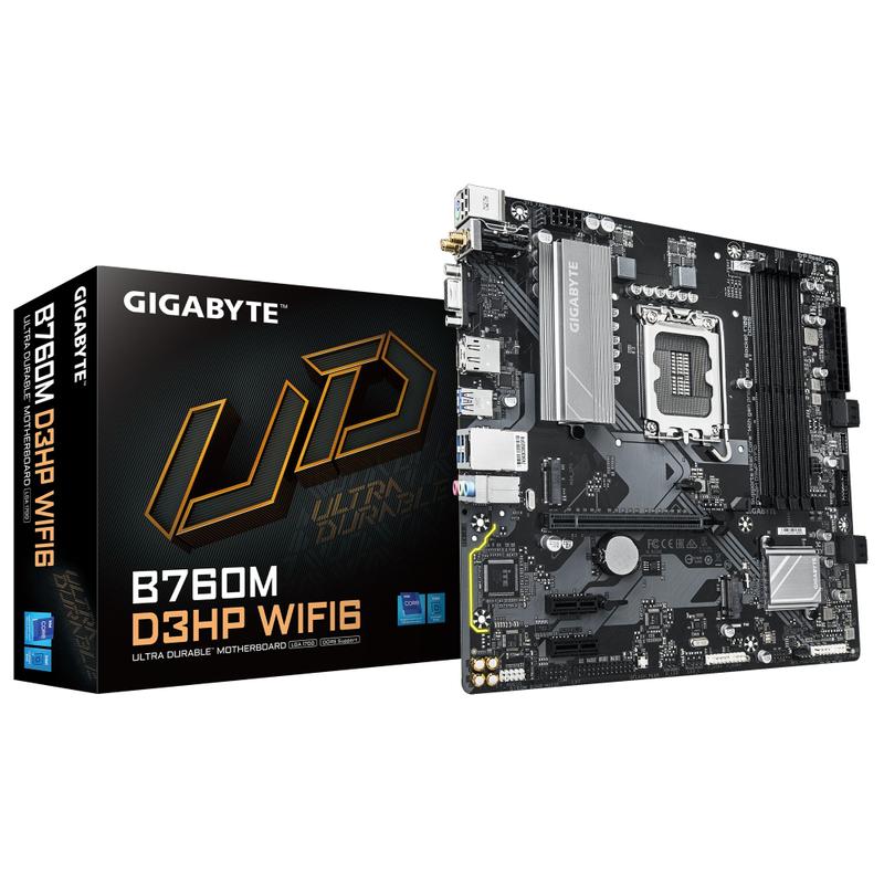 Placa Mãe Gigabyte B760M D3HP WIFI6 LGA 1700 DDR5
