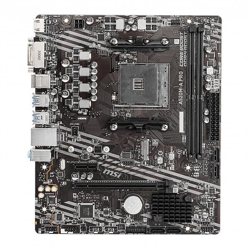 Placa mae msi a520m-a pro am4