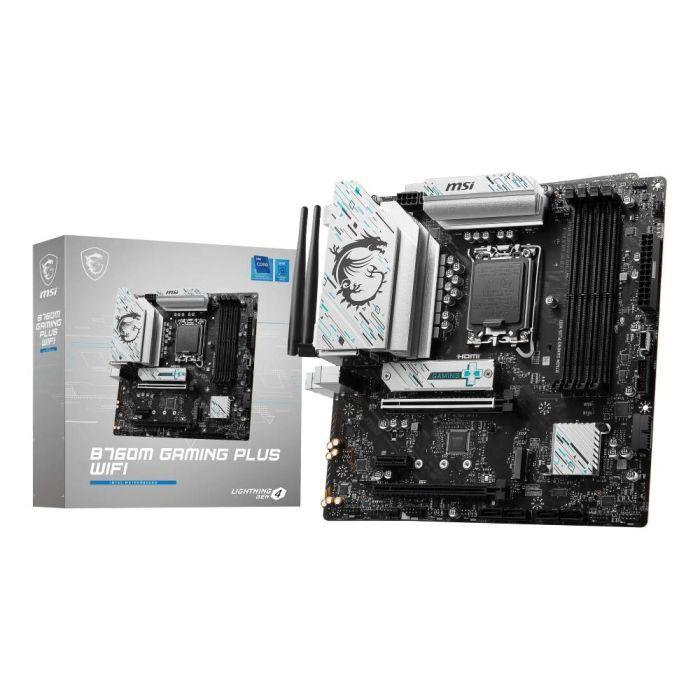 Placa Mãe MSI B760M GAMING PLUS WIFI LGA 1700 4xDDR5 Chipset Intel B760 mATX