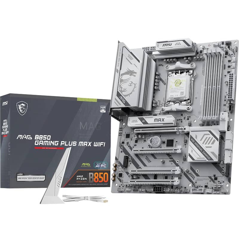 Placa-mãe MSI MAG B850 Gaming Plus MAX WiFi AM5 DDR5