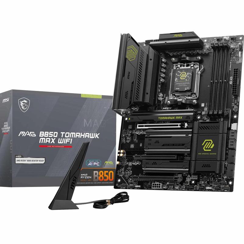 Placa-mãe MSI MAG B850 Tomahawk MAX WiFi ATX DDR5