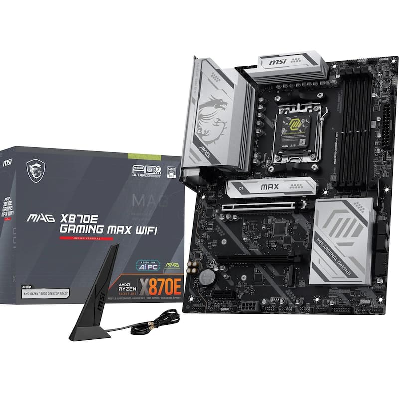 Placa-mãe MSI MAG X870E Gaming MAX WiFi ATX AM5 DDR5