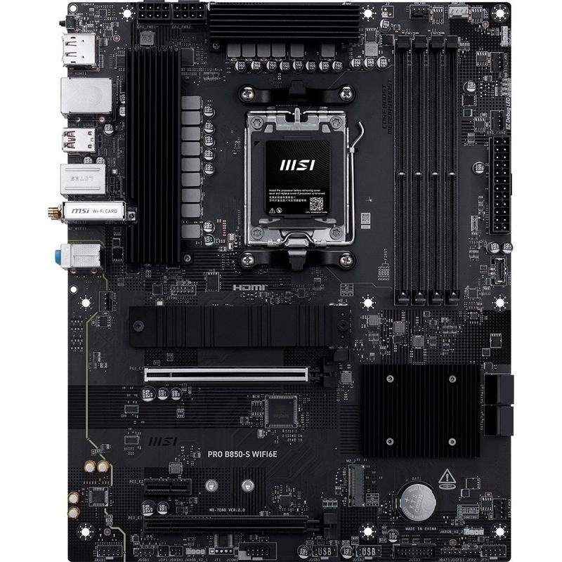 Placa-mãe Msi Pro B850-S Wifi 6E, Amd AM5, Atx, DDR5 - Prob850swifi6e