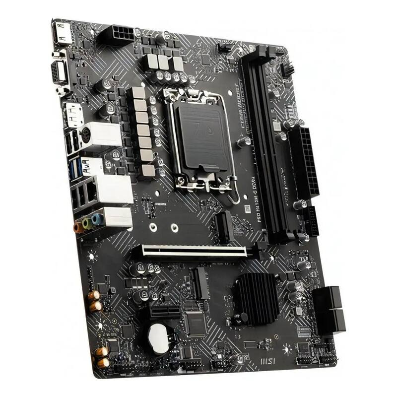 Placa mãe msi pro h610m-g lga 1700 ddr4 micro atx