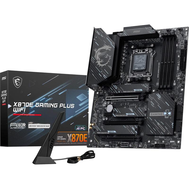 Placa-mãe MSI X870E Gaming Plus WiFi ATX com AMD Ryzen