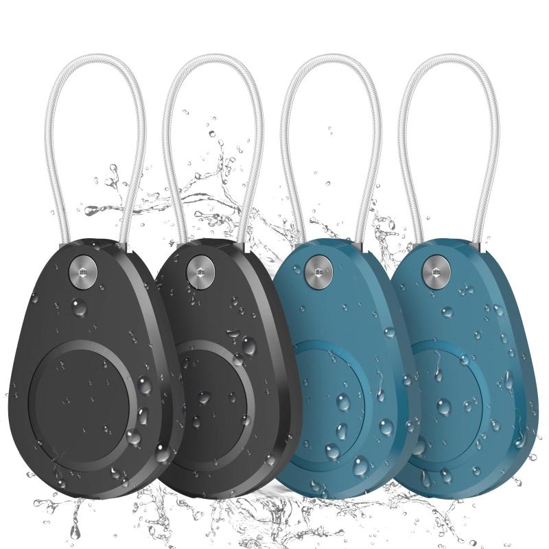 Porta-chaves AirTag impermeável, pacote com 4 unidades para Apple AirTags