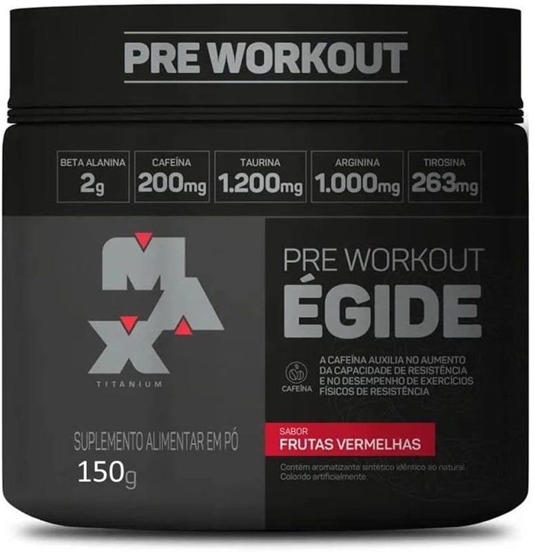 Pré Treino Max Titanium Égide - 150g (todos os sabores)