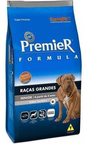 Premierpet Premier Super Premium Formula Cão Senior - Grande - Cordeiro - 15 Kg - Sacola - Seca