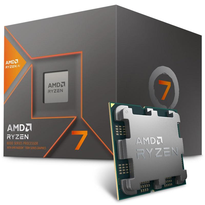 Processador de desktop AMD Ryzen 7 8700G de 8 núcleos, 16 threads