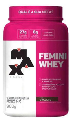Proteína Feminina Femini Whey (900g) - Max Titanium