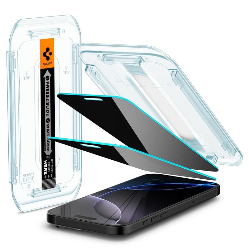 Protetor de Tela Spigen GlaStr EZ FIT Privacy para iPhone 16 Pro Max