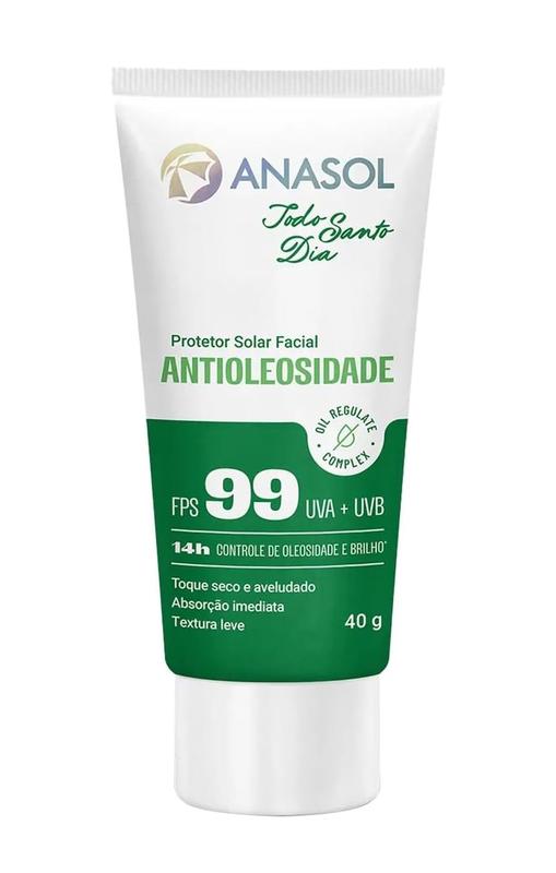 Protetor Solar Facial Antioleosidade Fps 99 - Anasol 40g