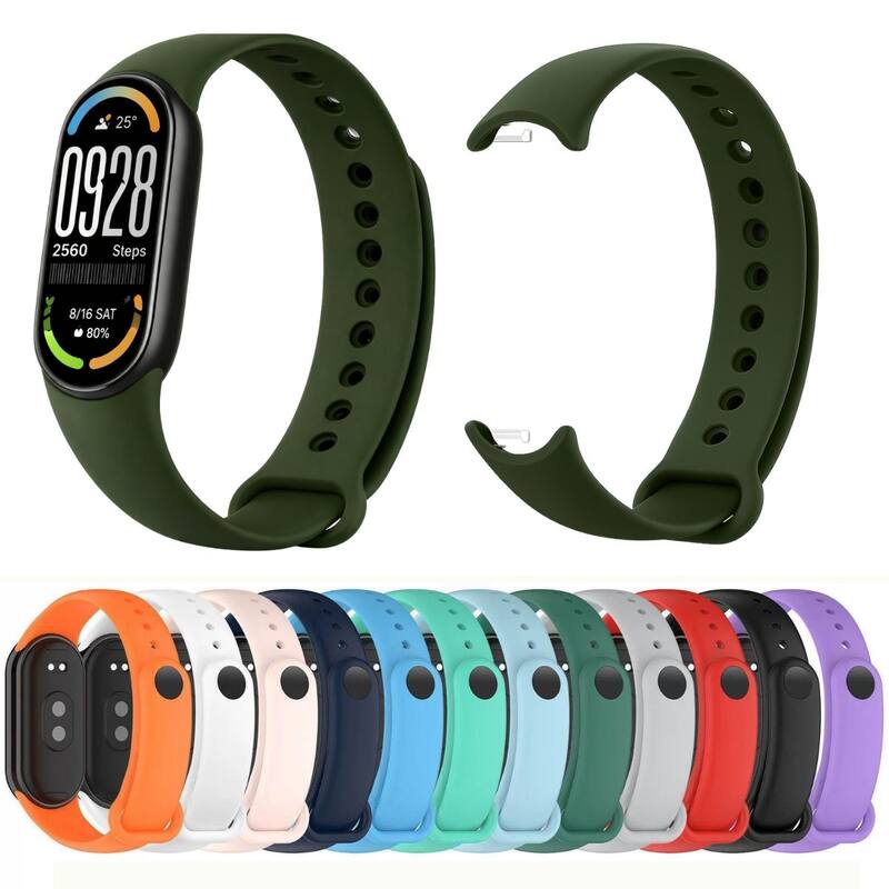 Pulseira De Atividade Para Xiaomi Mi Band 8 9 10 Premium Original Cor: Creme