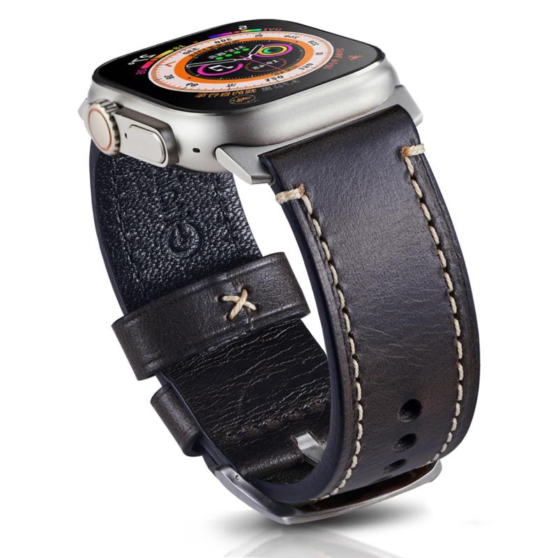 Pulseira de Relógio Gitalian Leather para Apple Watch 42-49mm