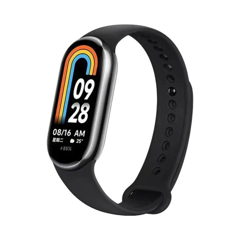 Pulseira De Silicone Macia Para Xiaomi Mi Band 8 9 10, Acessórios De Substituição Para Smartwatch