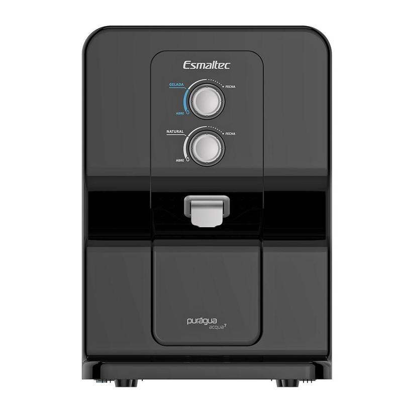 Purificador de Água Esmaltec Purágua Acqua7 com Compressor 127V Preto