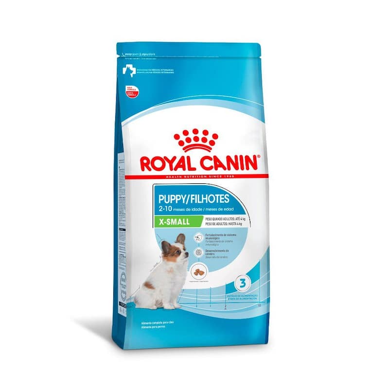 Ração Royal Canin X-Small para Cães Filhotes de Porte Mini - 500g