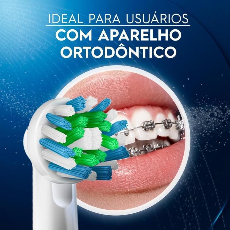 Refil para Escova Elétrica Oral-B Pro-Saúde Cross Action- 2 unidades