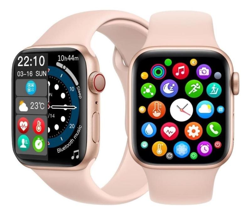 Relógio Inteligente Smartwatch Serie 9 Rosa WR30 Feminino Masculino Digital Rosa