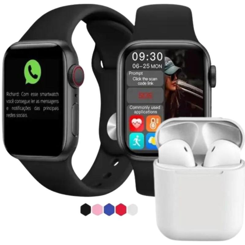 Relógio inteligente Watch 9 Pro 2024 Série 9 NFC GPS +fone 5.0 TWS
