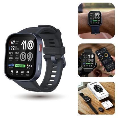 Relógio Smart Amazfit Bip Max Carbon Gray Bateria Duradoura