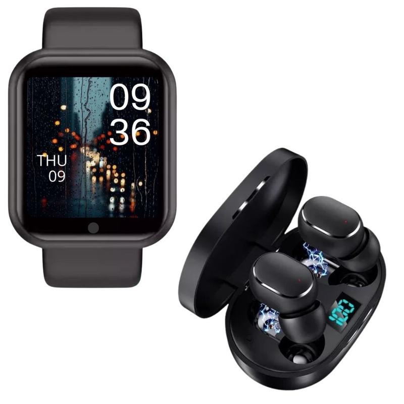 Relógio Smart Watch Inteligente D20 Masculino Feminino c/ Fone Sem fio Bluetooth