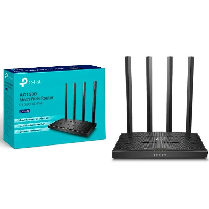 Roteador Archer C6 Wifi AC1300 Dual Band Full Gigabit MUMIMO