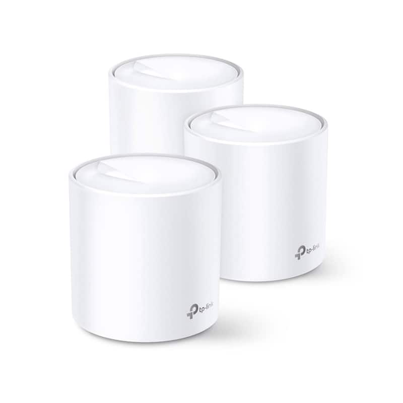 Roteador Wireless TP-Link Deco X20 AX1800 - 1201/574MBPS - Dual-Band - 3 Unidades - Branco