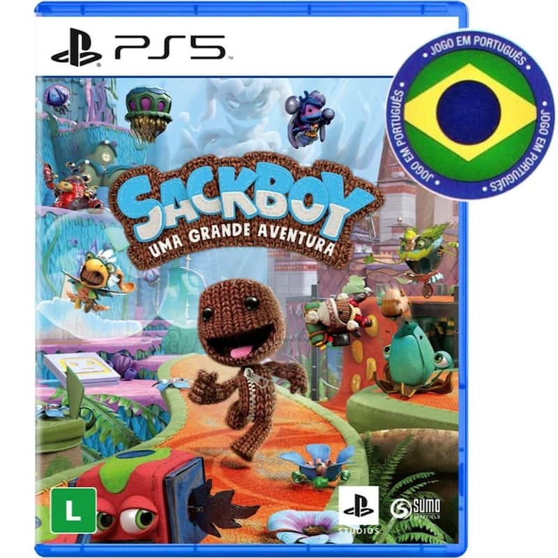 Sackboy Uma Grande Aventura PS 5 em Português Mídia Física Lscrado