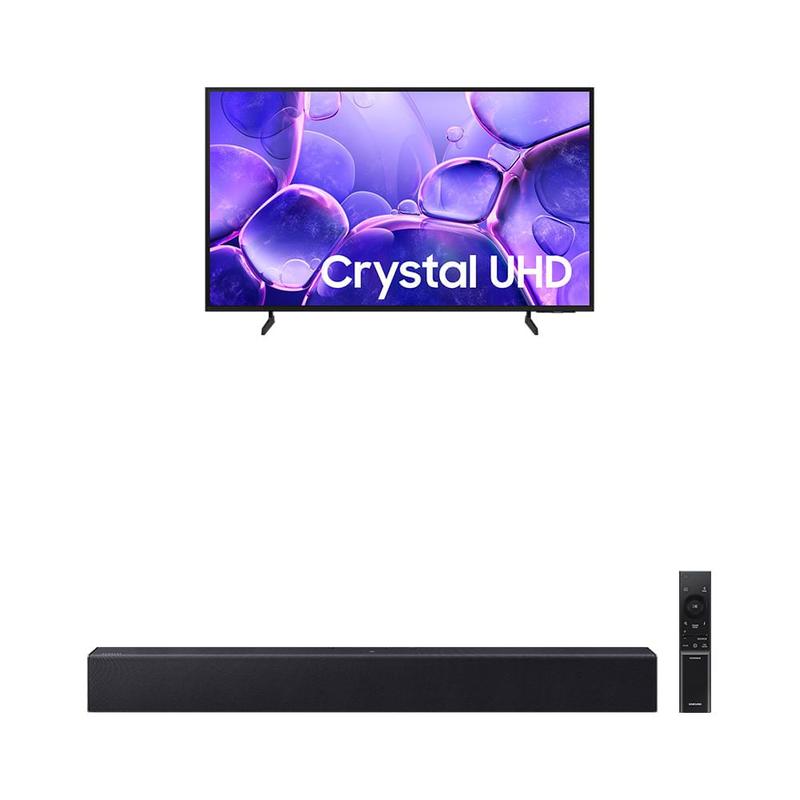 Samsung Combo Smart TV 55" Crystal UHD 4K U8600F + Soundbar HW-B400F
