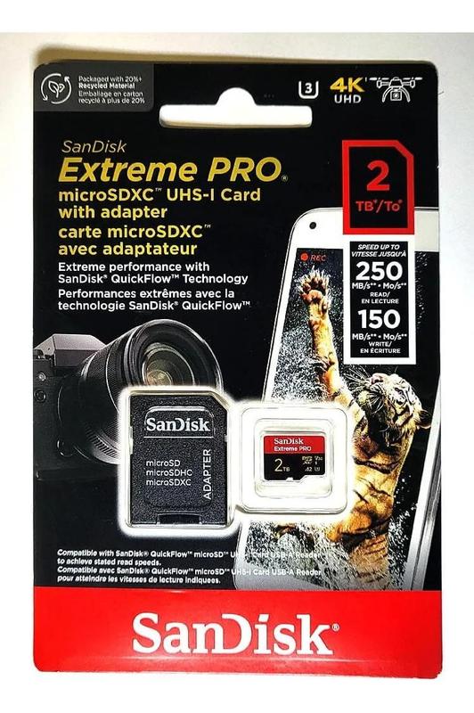 Sd card sandisk 2 teras