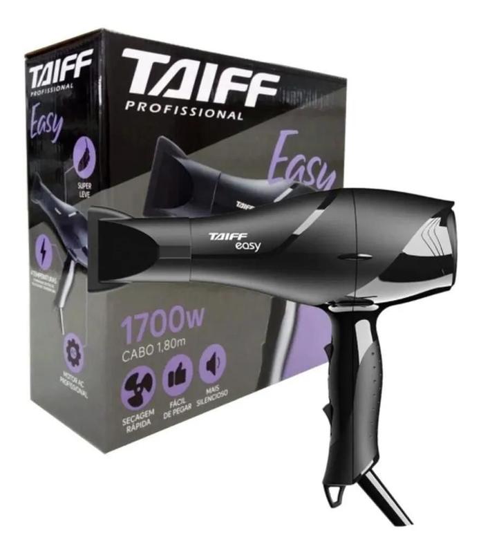 Secador De Cabelos Taiff Easy 1700W Com Bico 127V