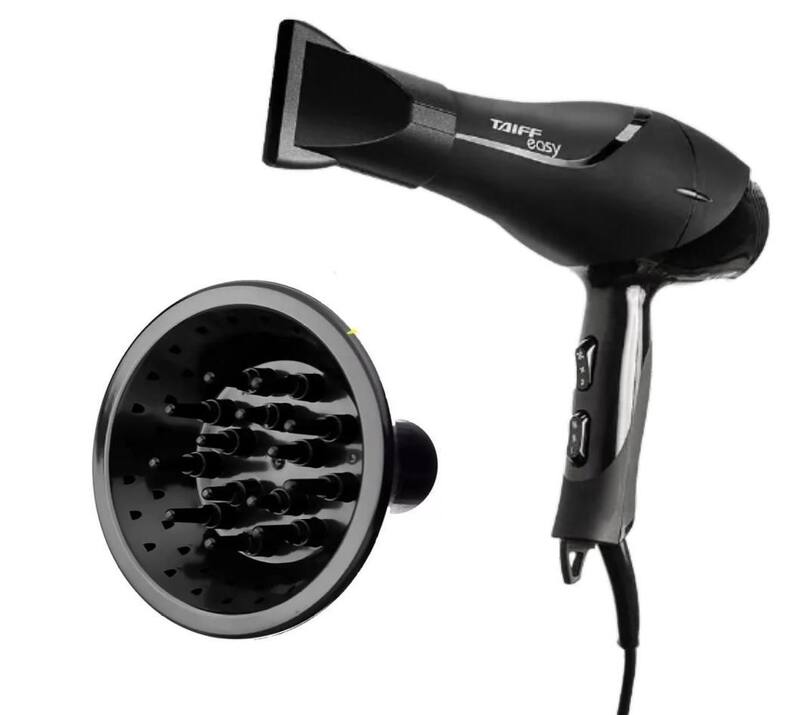 Secador E Difusor Cachos Taiff Easy Motor Profissional 1700w