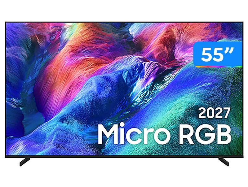 Smart TV 55" Samsung 4K UHD Micro RGB R85H MRN55R85HAGXZD 2027