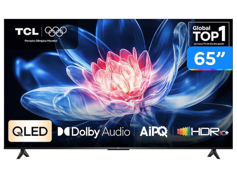 Smart TV Advanced 4K QLED TV 65 Polegadas Processador AiPQ TCL