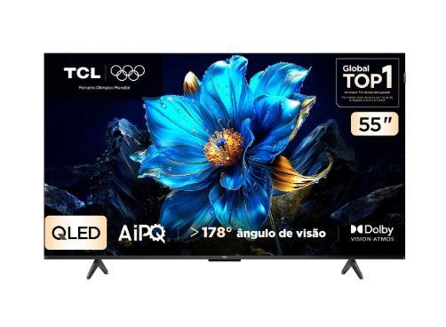 Smart TV TCL 55 Polegadas QLED 4K P7K WiFi Bluetooth Google TV HDR10+ Dolby Atmos Dolby Vision 55P7K Smart TV TCL 55 Polegadas QLED 4K P7K WiFi Bluetooth Google TV HDR10+ Dolby Atmos Dolby Vision 55P7K