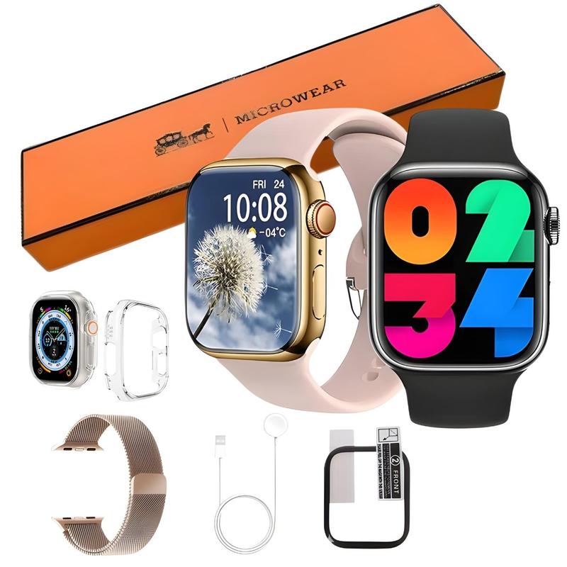 Smart Watch Mini W59 C/2 Pulseiras Acessorios Nfc Gps Relogio Pequeno Tela 41mm
