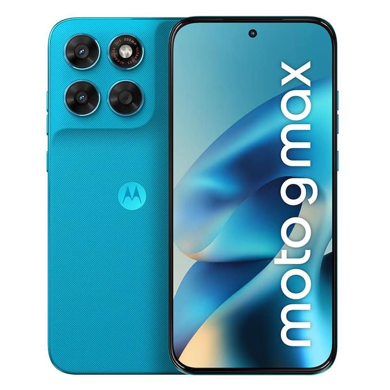 Smartphone Motorola Moto G Max 5G 256GB 8GB RAM Câmera Principal 200MP + 8MP Câmera Frontal 32MP 6.8" 5200mAh Azul Claro