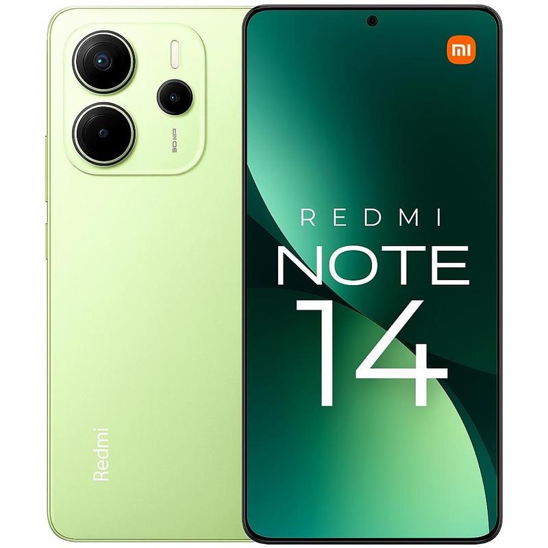 Smartphone Redmi Note 14 256GB Câmera 108MP Tela AMOLED 120Hz Bateria 5500mAh IP54