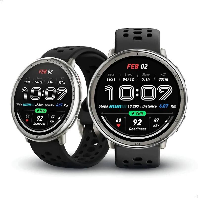 Smartwatch amazfit active 2 amoled 1.32 gps chamadas bluetooth 10 dias bateria 160 mod esporte ip68