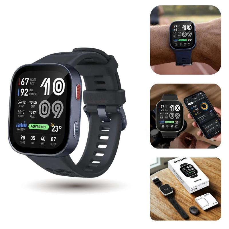 Smartwatch Amazfit Bip Max Tela AMOLED 2.01 Chamadas Bluetooth Dark Blue