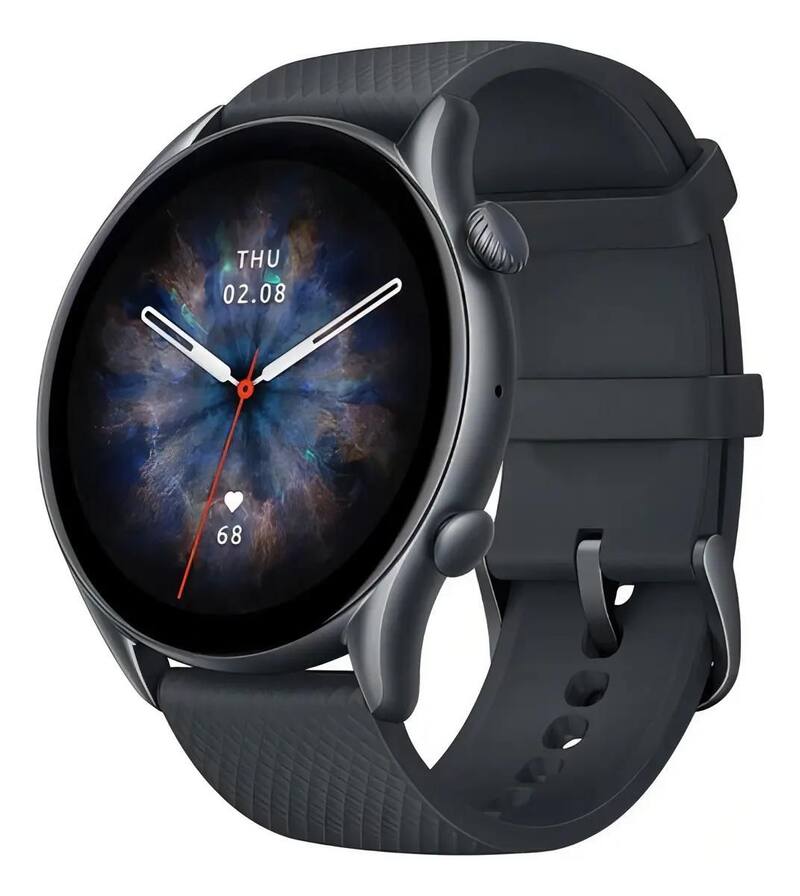 Smartwatch Amazfit GTR 3 Pro Preto Monitoramento Saúde