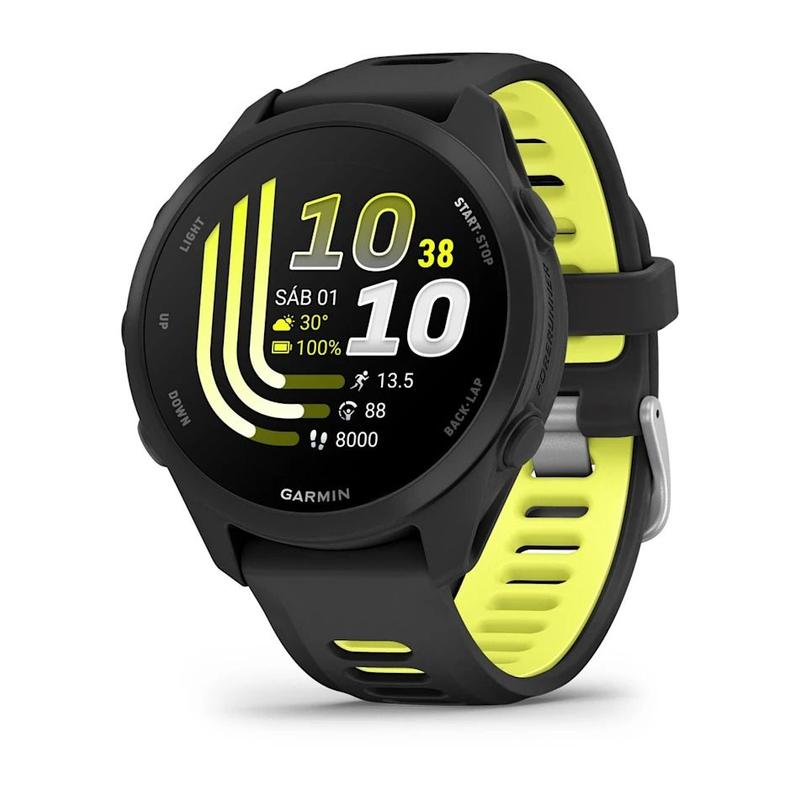 Smartwatch GPS Garmin Forerunner 170 Preto e Amarelo