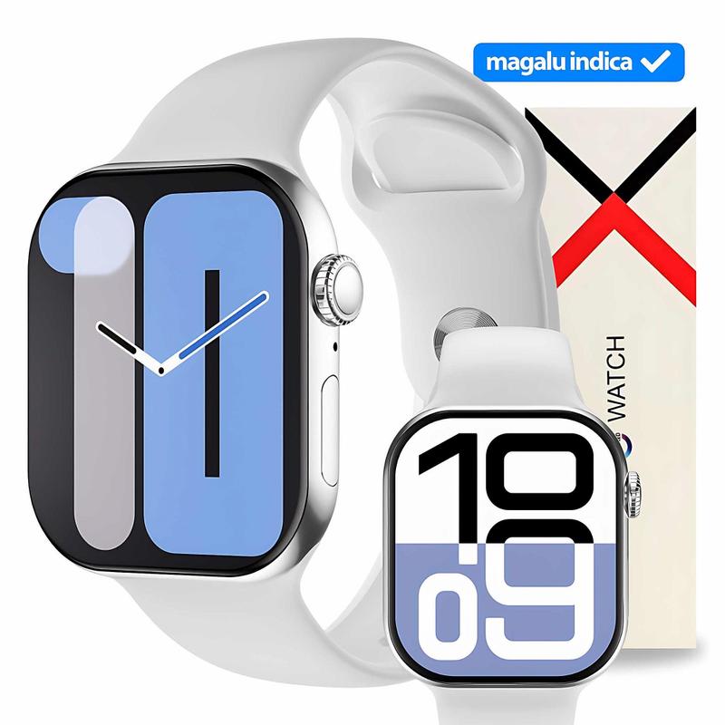 Smartwatch Microwear W10 Pro Relógio Inteligente Prata Bluetooth Esportivo