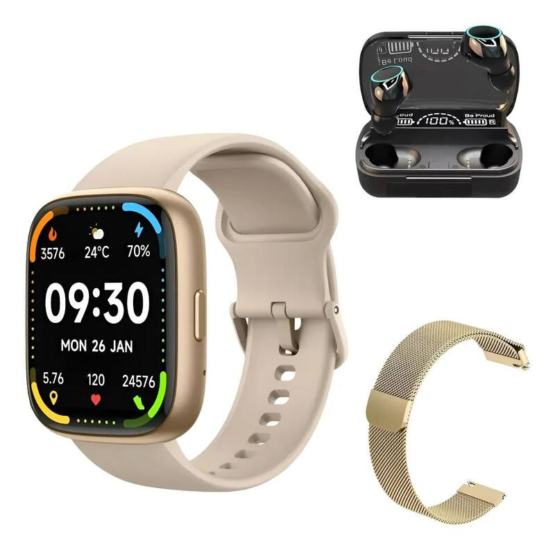 Smartwatch Mini Gps 38mm Serie 10 Para Pulso Fino Rose