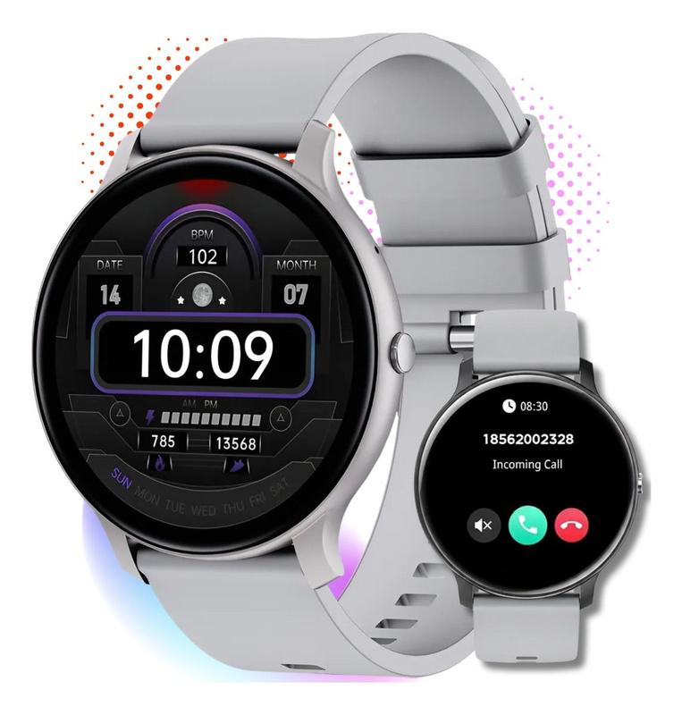 Smartwatch Para Xiaomi Prova DÁgua Bateria Durável Prata