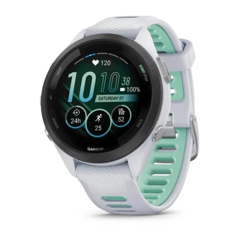 Smartwatch Relógio Garmin Forerunner 265S Music Branco EU/PAC com 42mm